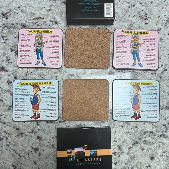 Aussie Coasters NIB - Picture 5 of 6